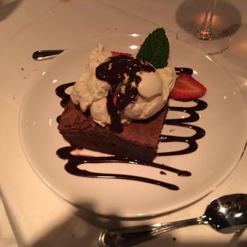 The River Palm Terrace - Chocolate brownie - Steakhouses Near Me - Edgewater, New Jersey The River Palm Terrace - Chocolate brownie - Steakhouses Near Me - Edgewater, New Jersey