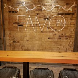 Seating area and decorations