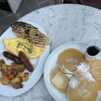 RH Rooftop Restaurant - Swedish pancakes & American breakfast w/ sausage - Breakfast & Brunch Near Me - Charlotte, North Carolina RH Rooftop Restaurant - Swedish pancakes & American breakfast w/ sausage - Breakfast & Brunch Near Me - Charlotte, North Carolina