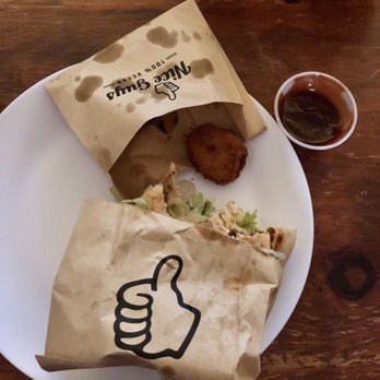 Nice Burger - Jr. Nice Burger and World's Best Vegan Chicken Nuggets - Burgers Near Me - Santa Ana, California