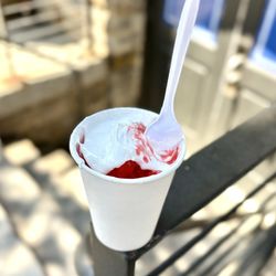 Quality Snowballs - Watermelon and strawberry with marshmallow snowball