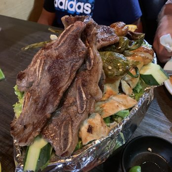 Rocky Point Seafood Restaurant - Meat was good! No pork today so they put extra chicken and beef instead. - Seafood Near Me - Gilbert, Arizona Rocky Point Seafood Restaurant - Meat was good! No pork today so they put extra chicken and beef instead. - Seafood Near Me - Gilbert, Arizona