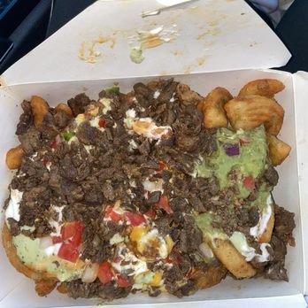 Brick and Flour - Large Carne Asada Beer Battered Fries - Mexican Near Me - Glendale, California