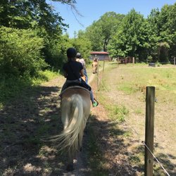 Peiffer Riding Stables - On the trail at Pheiffer Riding Stables