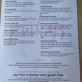 Pinky’s - Mains and sandwiches - Mediterranean Near Me - Richmond, Virginia