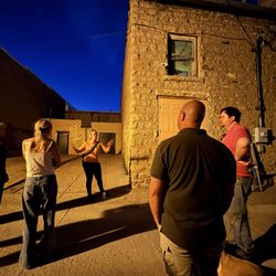 Cortez Tours - Images of the Ghost walking tour in Cortez, with our host Helen!