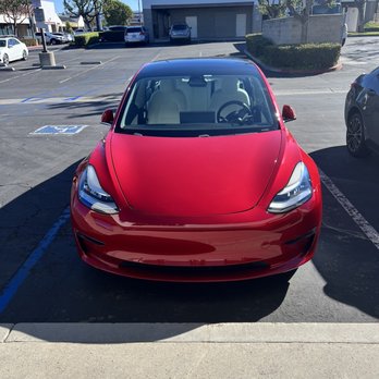 All Magic Paint & Body - Freshly painted car with a new bumper , Hood , and color blend. - Body Shops Near Me - Norco, California