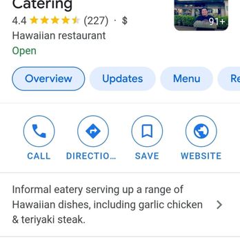Loco Moco - Google search showing that "Dine-in" is available at this location. - Barbeque Near Me - Kapolei, Hawaii