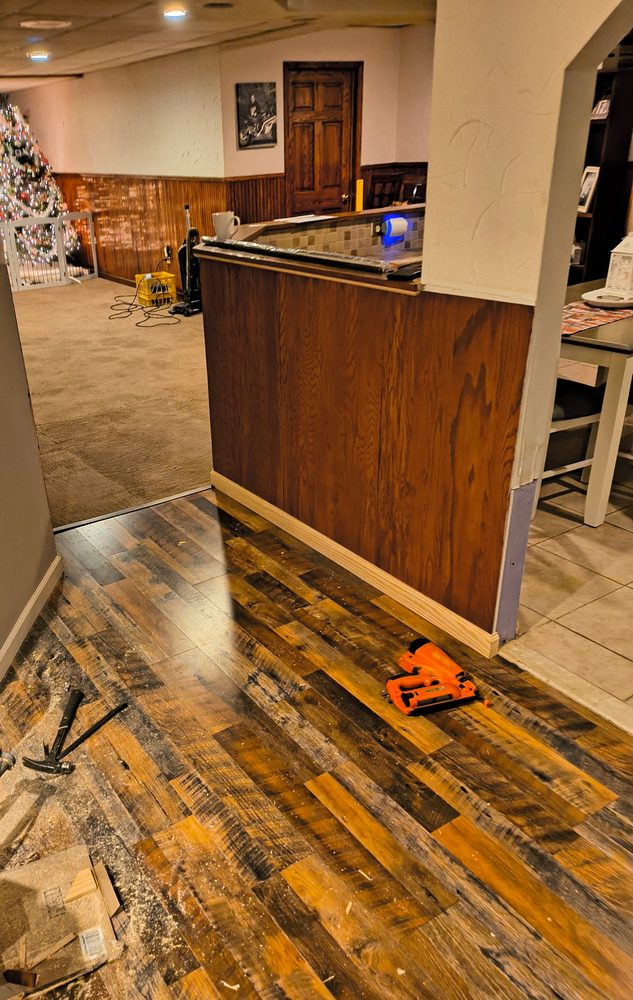 Slide of Red White & Blue Construction