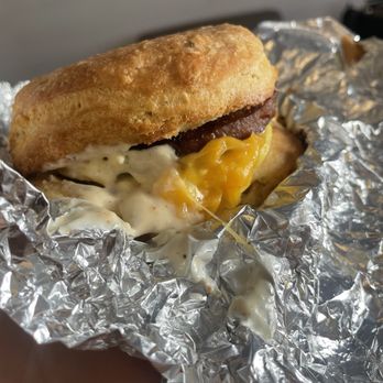 Devils Teeth Baking - Regular Breakfast biscuit sandwich-no bacon-sub sausage, add aioli - Breakfast & Brunch Near Me - San Francisco, California