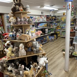 The toy section The toy section