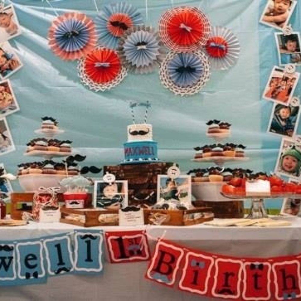 A Little Sugar - Our mustache bash dessert table - Party & Event Planning Near Me A Little Sugar - Our mustache bash dessert table - Party & Event Planning Near Me