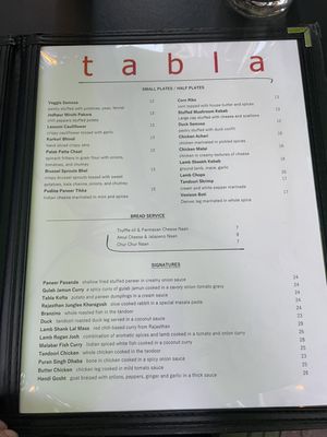 Menu photo 7 Tabla Atlanta, GA