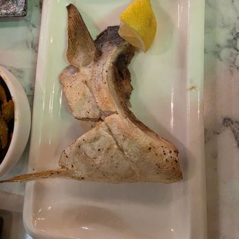 Mabu Sushi - Mackerel collar..I believe.  I wanted to try their salmon collar but it was sold out. - Sushi Bars Near Me - El Monte, California