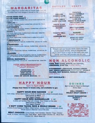 Menu photo 8 El Chupacabra Seattle, WA