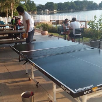 Shake Shack Winter Park - Ping Pong table, great idea! - Burgers Near Me - Winter Park, Florida