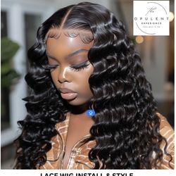 Experience The Opulent - 13x4 - Lace Wig Install & Style Services
