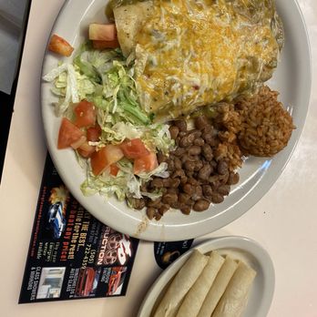 Route 66 Railway Cafe - Green chili enchiladas. - American Near Me - Gallup, New Mexico Route 66 Railway Cafe - Green chili enchiladas. - American Near Me - Gallup, New Mexico