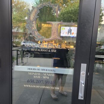 Golden Thyme - Logo on the door - Salad Near Me - Saint Paul, Minnesota