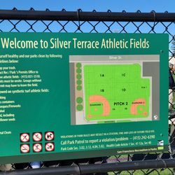 Silver Terrace Soccer Fields - Silver Terrace Athletic Fields Signage on 1/11/25