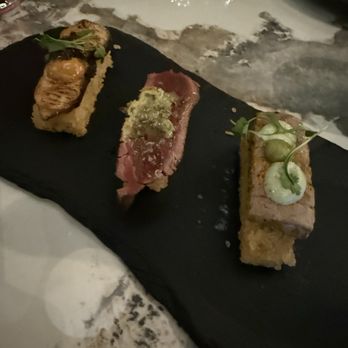 Space Cowboy - Crispy Rice Trio - Cocktail Bars Near Me - Austin, Texas