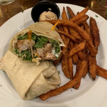 The Bistro At Duplin Winery - Chicken bacon ranch wrap and sweet potato fries - Wineries Near Me - Rose Hill, North Carolina The Bistro At Duplin Winery - Chicken bacon ranch wrap and sweet potato fries - Wineries Near Me - Rose Hill, North Carolina