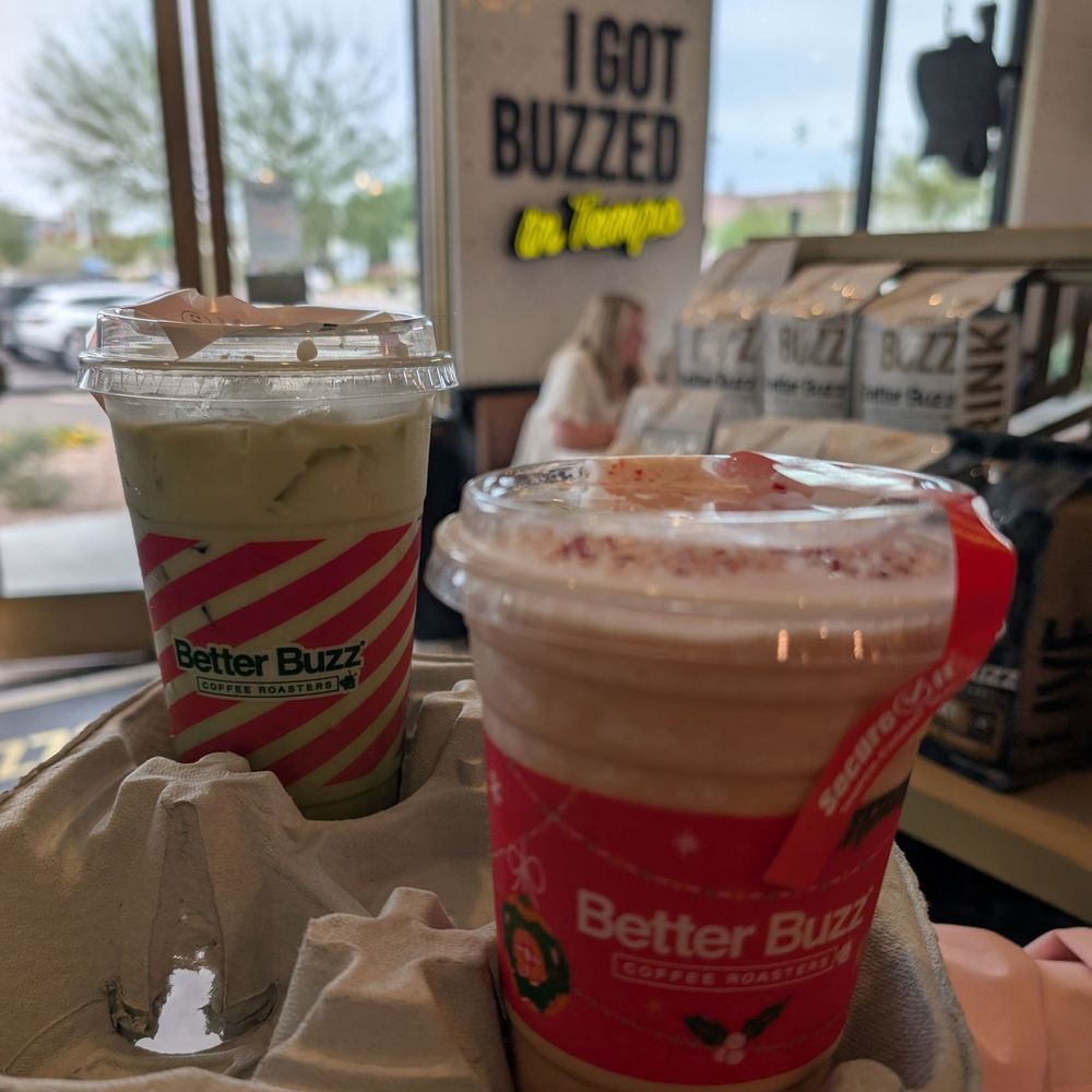 Better Buzz Coffee Tempe Market Station - Drinks. - Cafes Near Me - Tempe, Arizona Better Buzz Coffee Tempe Market Station - Drinks. - Cafes Near Me - Tempe, Arizona