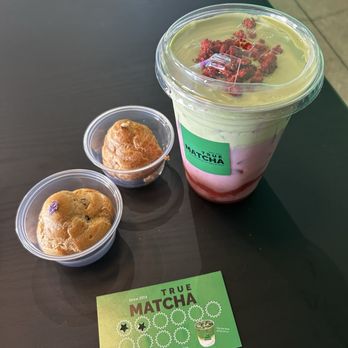 True Matcha - Strawberry matcha and cream puffs - Coffee & Tea Near Me - Las Vegas, Nevada True Matcha - Strawberry matcha and cream puffs - Coffee & Tea Near Me - Las Vegas, Nevada