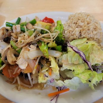 O'Char Thai - a plate of food on a table - Thai Near Me - Bellevue, Washington