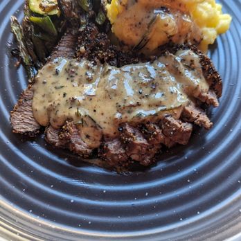 The Vine - Steak, mashed potatoes and vegetables were delicious - Wine Bars Near Me - Wilmington, North Carolina The Vine - Steak, mashed potatoes and vegetables were delicious - Wine Bars Near Me - Wilmington, North Carolina