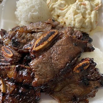 Matiki Island Barbecue - ##7 Beef & Kalbi Combo ----- so good! Get that sauce tho! - Hawaiian Near Me - Fullerton, California Matiki Island Barbecue - ##7 Beef & Kalbi Combo ----- so good! Get that sauce tho! - Hawaiian Near Me - Fullerton, California