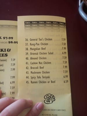 Menu photo 1 Yak's Teriyaki Seattle, WA Menu photo 1 Yak's Teriyaki Seattle, WA