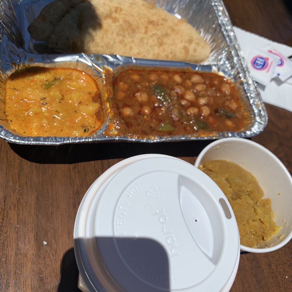 Kettle'e - Poori Halwa Puri Choley Special with aloo too 4.5/5 - Indian Near Me - Santa Clara, California Kettle'e - Poori Halwa Puri Choley Special with aloo too 4.5/5 - Indian Near Me - Santa Clara, California