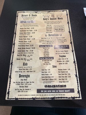 Menu photo 4 The Branding Iron Sunrise Beach, MO