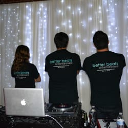 Better Beats Entertainment - Three crew members reppin' the Better Beats logo!