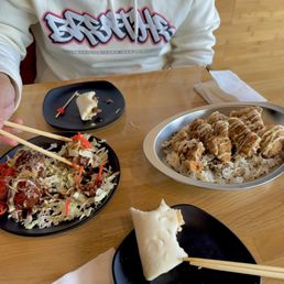 Rakuzen Crispy Pork Bun Donburi Rakuzen Crispy Pork Bun Donburi