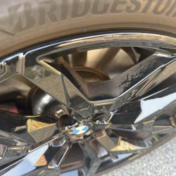 Dirty rims and dirty tires!