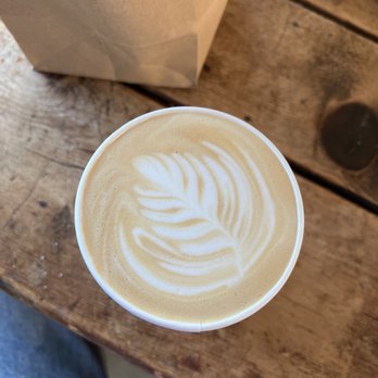 Kraken Coffee - Lavender Latte with whole milk - Coffee & Tea Near Me - Avila Beach, California Kraken Coffee - Lavender Latte with whole milk - Coffee & Tea Near Me - Avila Beach, California