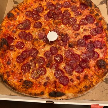Scarr's Pizza - Beef pepperoni Pie - Pizza Near Me - New York, New York Scarr's Pizza - Beef pepperoni Pie - Pizza Near Me - New York, New York