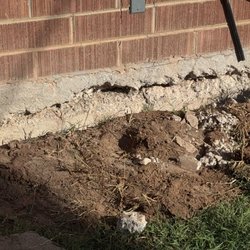 Tennyson Foundation Repair - while work was in progress