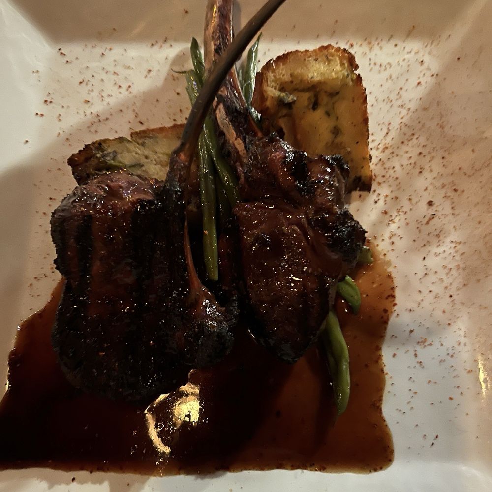 Fire and Smoke Gastropub - Front view of grilled Elk Chops - Steakhouses Near Me - Myrtle Beach, South Carolina