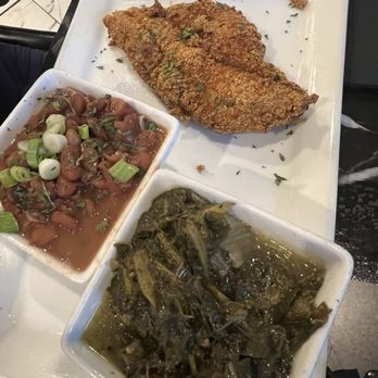 Soule - Pretty good Fried catfish, too spicy greens (for me), good red beans & rice. - Cajun/Creole Near Me - Chicago, Illinois