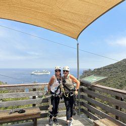 Catalina Zip Line Eco Tour - Check out that view!!!! It was so magical!!!