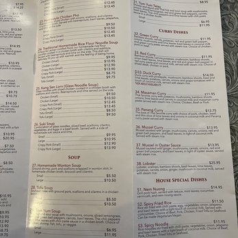 Vohn's Restaurant - Menu - Vietnamese Near Me - Bellingham, Massachusetts