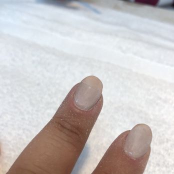 Belle Nail - Less than 24 hours after getting dip nails. The nail did not break, the dip nail chipped. - Nail Salons Near Me - Frederick, Maryland
