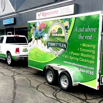 Tybrettlen Lawn Care - truck and trailer - Lawn Services Near Me - Taunton, Massachusetts Tybrettlen Lawn Care - truck and trailer - Lawn Services Near Me - Taunton, Massachusetts