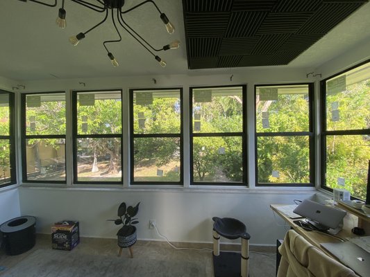 SUN ROOM DONE RIGHT - How much better does this modernized sun room look? Call us to upgrade your windows! SUN ROOM DONE RIGHT - How much better does this modernized sun room look? Call us to upgrade your windows!