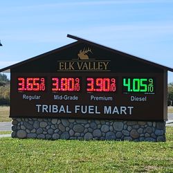 Elk Valley Tribal Fuel Mart - Gas Prices 10/18/24 Same price Cash or Card