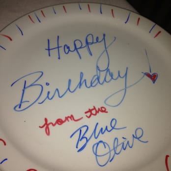 Blue Olive - They let me smash a plate on my birthday :) Opa! - Greek Near Me - Halifax, Nova Scotia