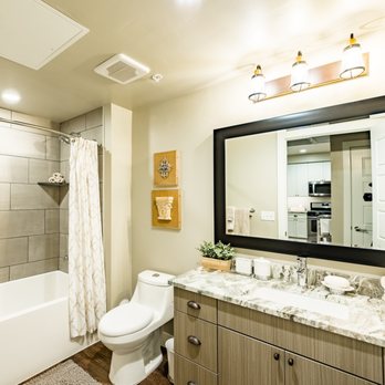 Hardware Apartments - 2 bed 2 bath Model- bathroom - Apartments Near Me - Salt Lake City, Utah